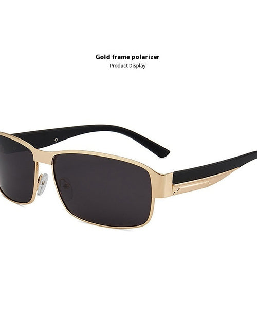 Load image into Gallery viewer, Men&#39;s Retro Metal Polarized Sunglasses
