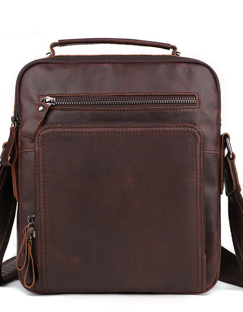 Load image into Gallery viewer, Casual Retro Large Capacity Leather Men&#39;s Bag
