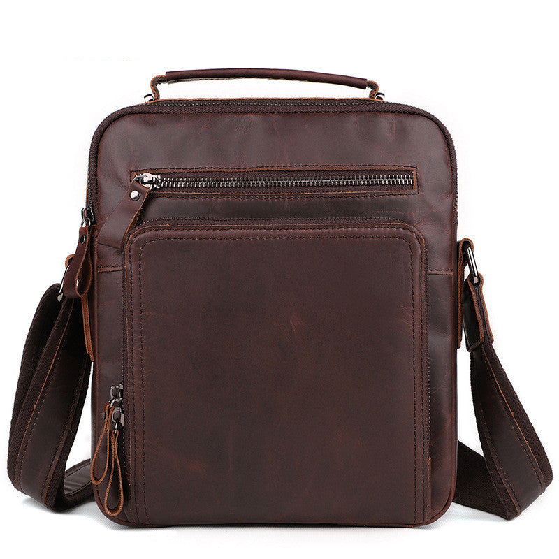 Casual Retro Large Capacity Leather Men's Bag
