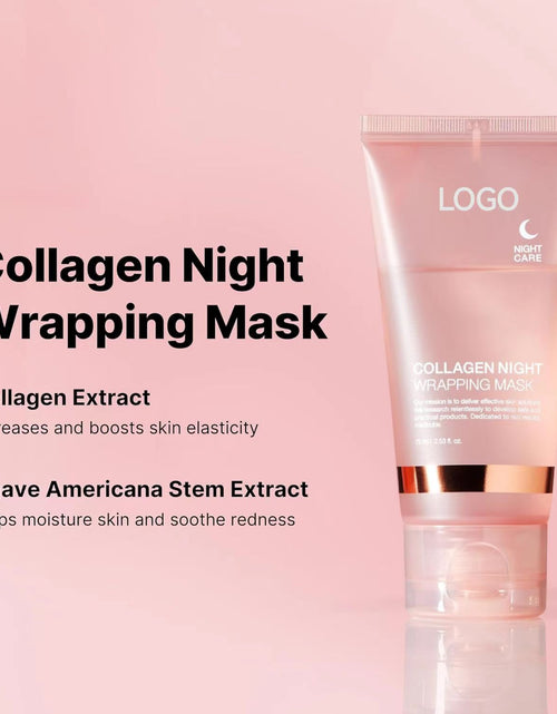 Load image into Gallery viewer, Collagen peel-off mask smearable deep cleansing skin rejuvenation moisturizing skin care sleeping mask
