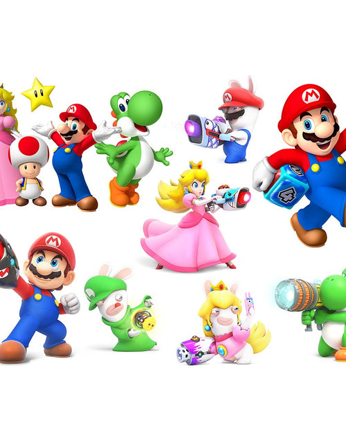 Load image into Gallery viewer, Mario stickers Super Mario stickers Children&#39;s room cartoon self-adhesive waterproof stickers wall stickers
