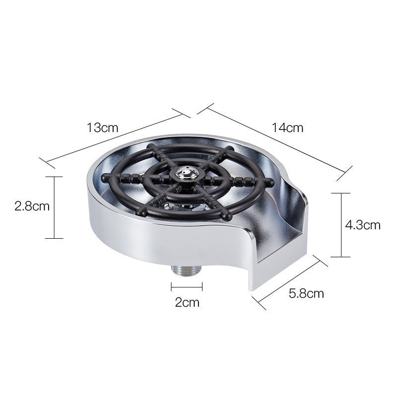 Bar Zähler Tasse Washer Waschbecken Hochdruck Spray Automatische Wasserhahn Kaffee Krug Waschen Tasse Werkzeug Küche 