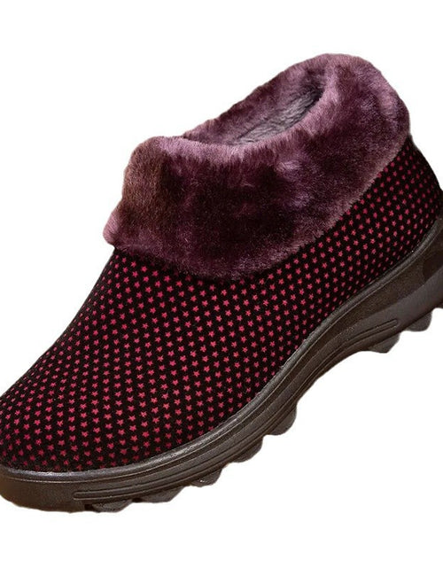 Load image into Gallery viewer, Women&#39;s Cotton Shoes Winter Fleece-lined Non-slip Thickening Thermal

