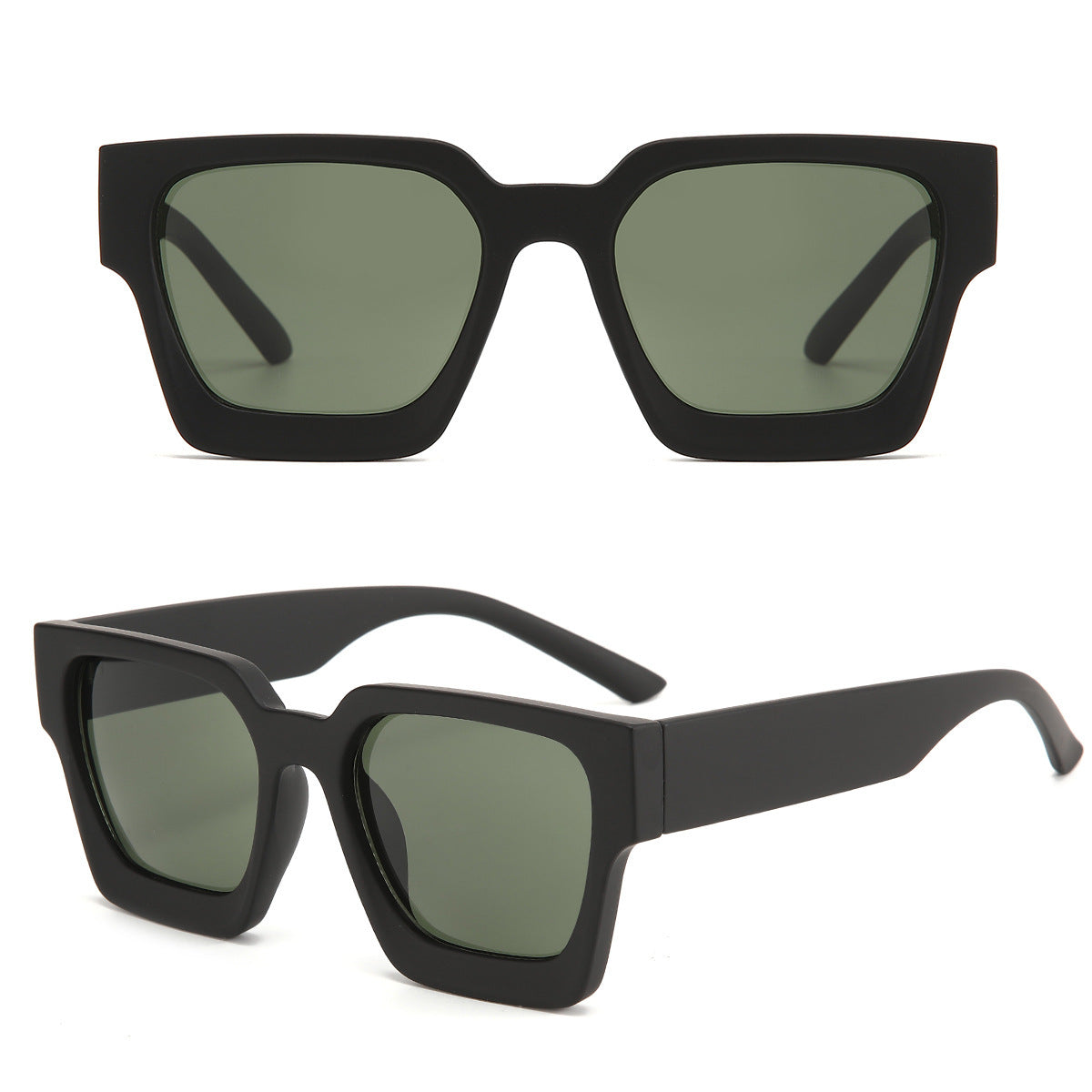 Gafas de sol con montura grande y protección UV