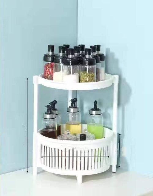 Load image into Gallery viewer, Kitchen Shelving New Household Multilayer Rotating Floor-To-Ceiling Storage Shelving
