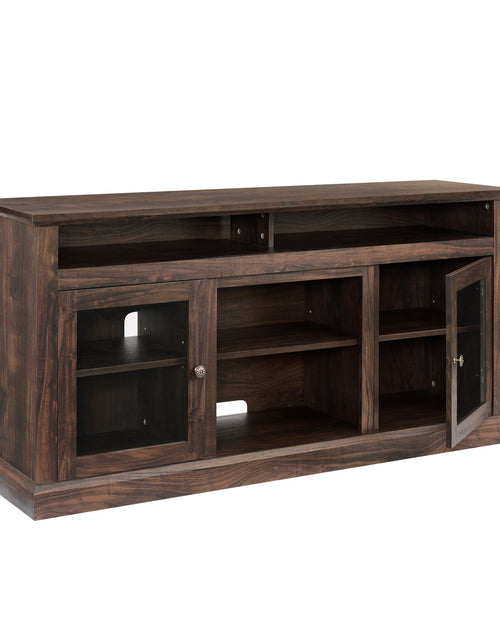Load image into Gallery viewer, Contemporary TV Media Stand Modern Entertainment Console Brown
