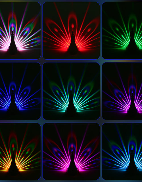 Load image into Gallery viewer, Peacocks Wall Lamp Colorful Ambient Lighting Modern Creative Atmosphere 3D Body Animal Lighting Lustre For Bedroom
