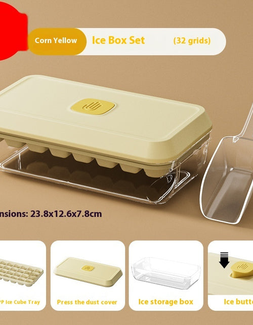 Load image into Gallery viewer, Food Grade Press Ice Cube Mold Homemade Ice Cube Tray
