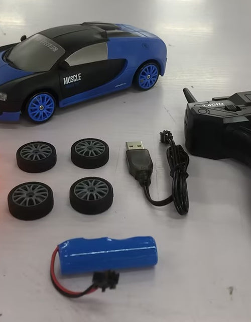 Bild in Galerie-Viewer laden, 2,4G Drift Rc Auto 4WD RC Drift Auto Spielzeug Fernbedienung GTR Modell AE86 Fahrzeug Auto RC Rennwagen Spielzeug für Kinder Weihnachtsgeschenke
