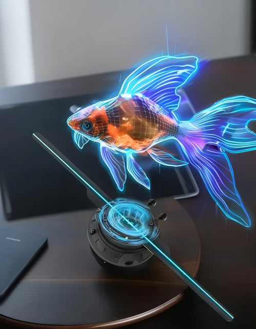 Load image into Gallery viewer, 3D Hologram Fan Naked-eye Projector Holiday Gifts, Holiday Lighting, Party Lighting
