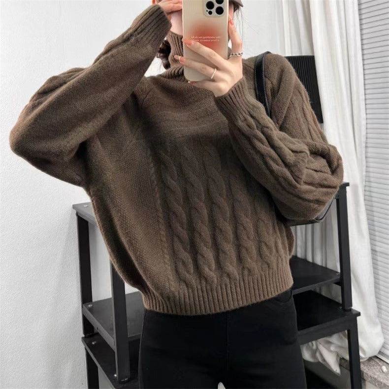 Idle Style Damen Schlankmachendes Stricktop