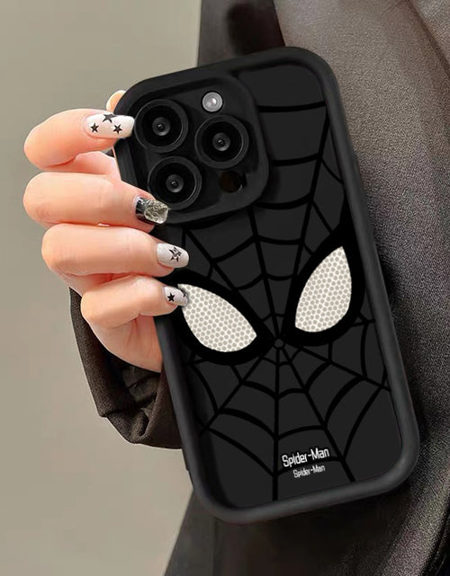 Cargar imagen en el visor de la galería, Spider Man iPhone 14 Promax Matte Silicone Soft Case for Apple Phone Case

