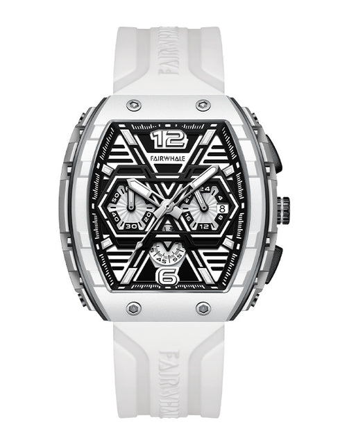 Load image into Gallery viewer, Men&#39;s multi-functional cool three eye shaking sonic explosive casual quartz wristwatch
