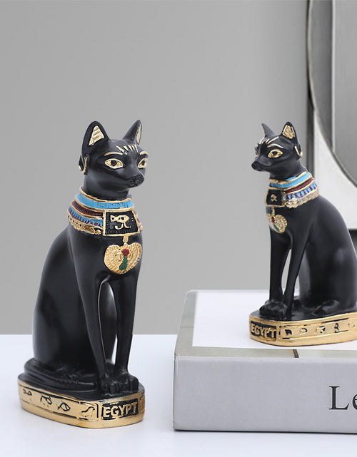 Load image into Gallery viewer, Egyptian Cat God Decorates Home Entrances Crafts Living Room Decorations Gifts Lucky Cats
