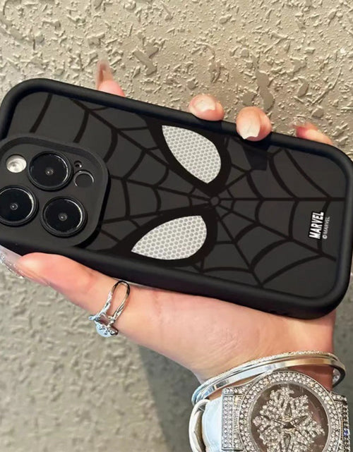 Cargar imagen en el visor de la galería, Spider Man iPhone 14 Promax Matte Silicone Soft Case for Apple Phone Case
