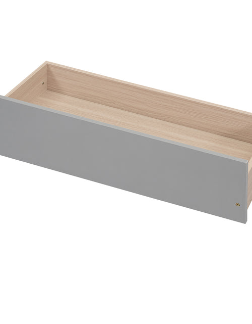 Load image into Gallery viewer, Full Size Platform Bed with Storage Headboard, Charging Station and 4 Drawers, Gray
