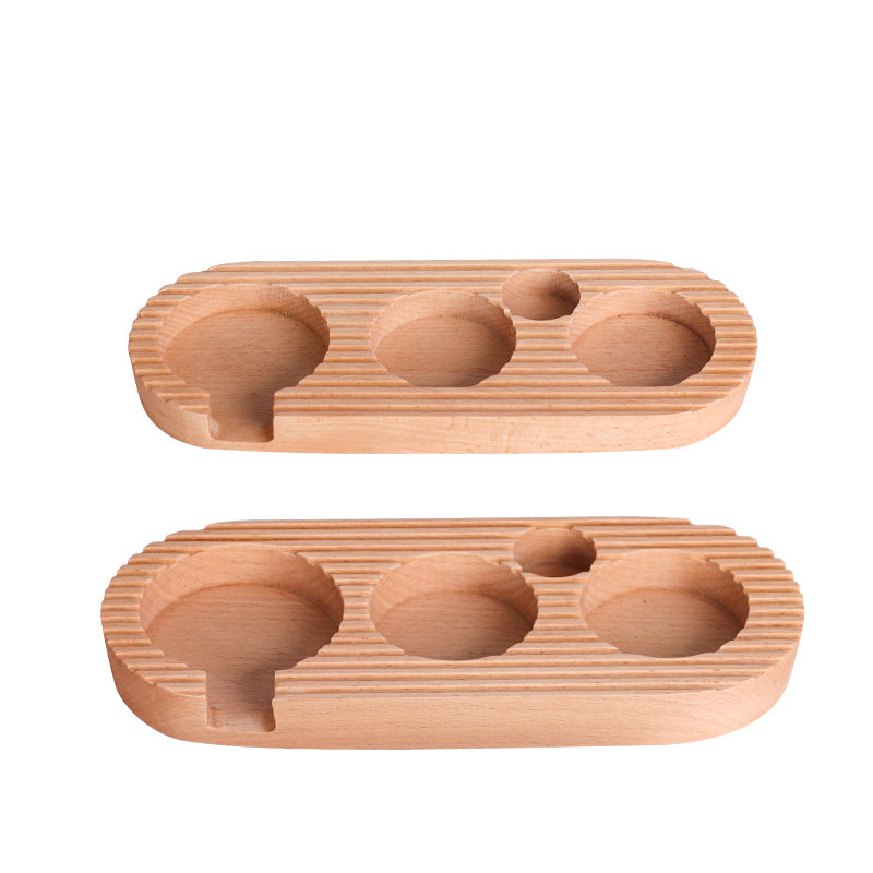Coffee Press Base Wooden Storage Base