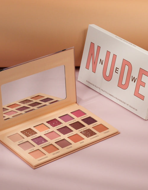 Load image into Gallery viewer, 18-color Desert Rose Matte Pearlescent Eyeshadow Palette Earth Color Multi-purpose Color Eyeshadow Palette
