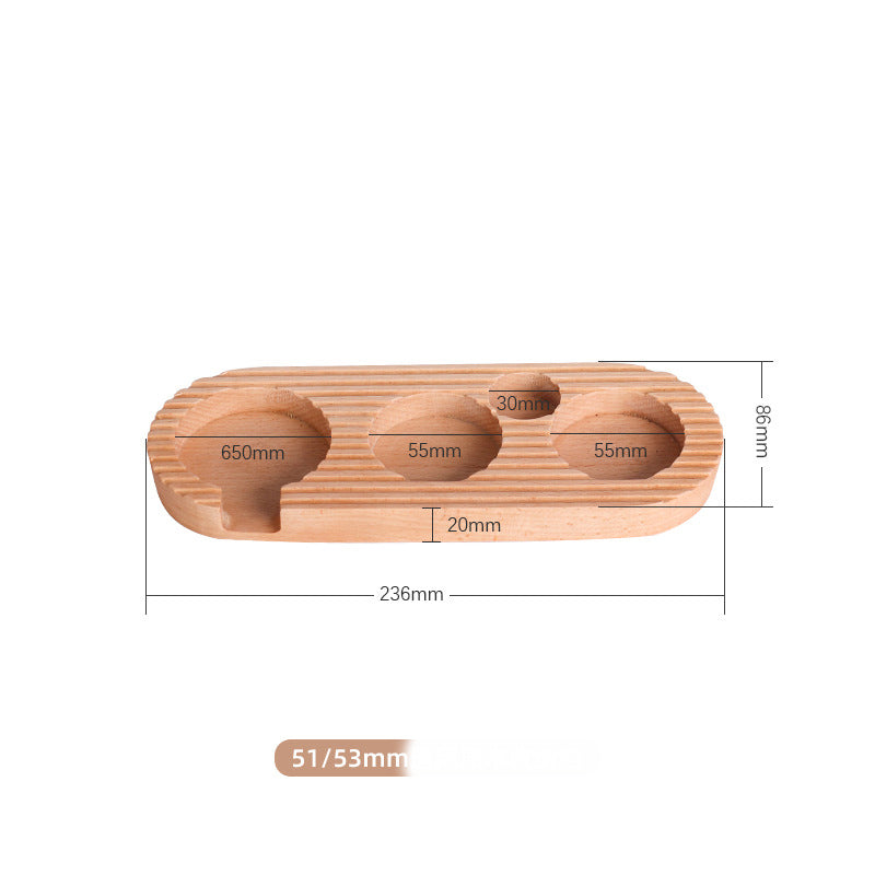 Coffee Press Base Wooden Storage Base