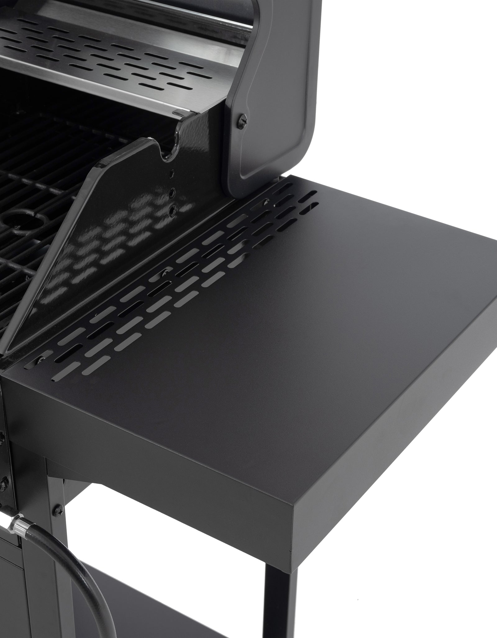 2+2 multifunctional gas barbecue grill and covered grill combination for outdoor cooking - barbecue, barbecue, pizza.