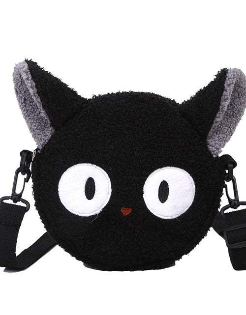 Load image into Gallery viewer, Women&#39;s Bag Autumn/Winter New Cute Doll Women&#39;s Shoulder Bag Fashionable and Stylish Crossbody Plush Small Round Bag Student Bag
