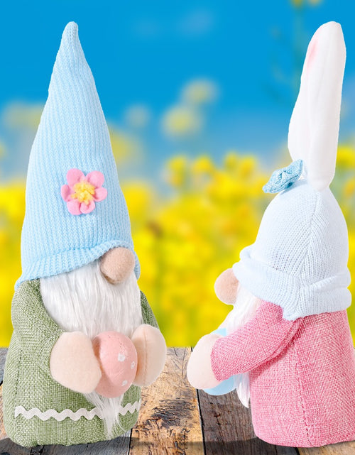 Bild in Galerie-Viewer laden, New Easter Decorative Supplies Creative Bunny Hug Egg Doll Ornament Pink Bunny Ears Doll Gift
