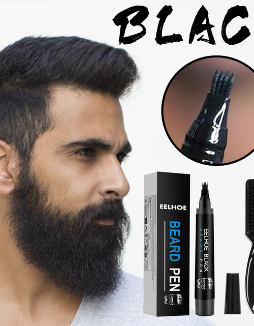 Load image into Gallery viewer, Foreign Trade Cross-Border Beard Filler Pen Kit, Waterproof, Sweat Resistant, Makeup Free Beard Pen Beard Pen
