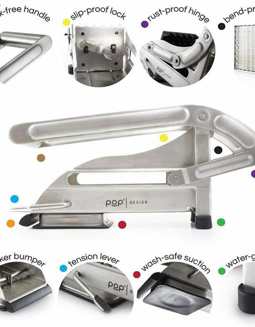 Load image into Gallery viewer, Potato Chip Cutter, Manual Potato Chip Cutter, Cucumber Chip Cutter, Potato Chip Cutter, Shredder
