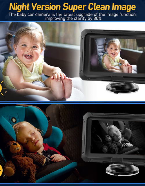 Load image into Gallery viewer, 4.3 inch private model HD 1080P car baby monitor car baby mirror
