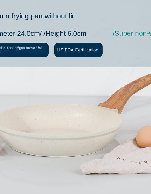 Load image into Gallery viewer, Medical stone non-stick pot soup pot stew pot frying pan wok milk pot frying pan steaming marble granite pot set
