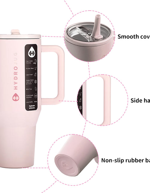 Load image into Gallery viewer, HydroJug Traveler: 32OZ/40OZ, stainless steel, vacuum insulated. Straw lid, double-wall thermal.car mug
