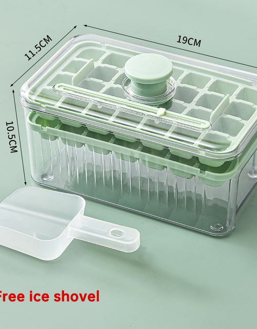 Load image into Gallery viewer, Press Type Ice Cube Ice Box Refrigerator Ice Cube Artifact Silicone Mold With Cover Household Sealed Food Grade Ice Maker
