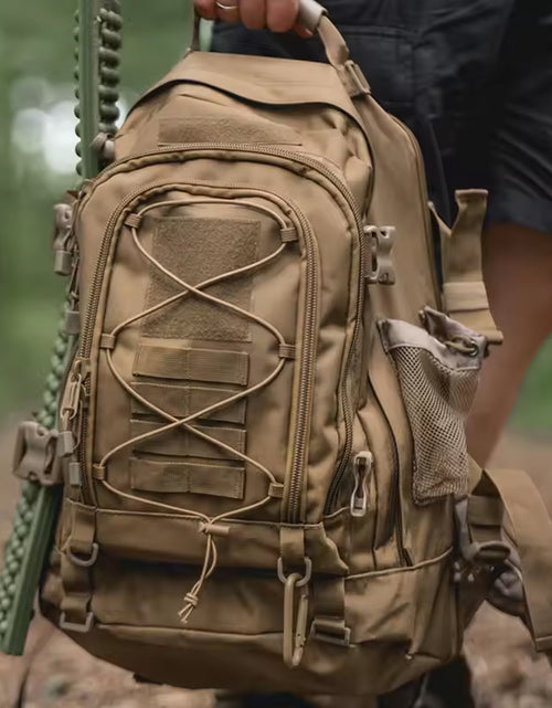 Load image into Gallery viewer, 65L Men&#39;s Outdoor Tactical Backpack: large - capacity, ideal for hiking, camping, and travel. A military - style rucksack
