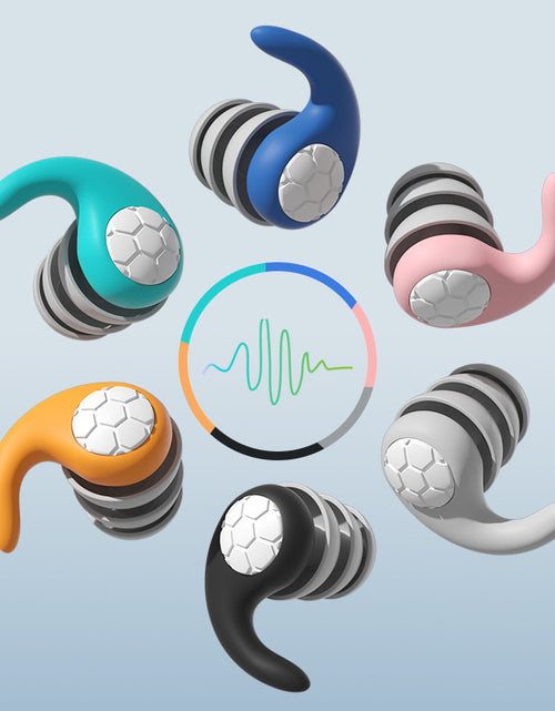Load image into Gallery viewer, New soundproof and noise reducing earplugs silicone waterproof swimming dormitory noise filter hearing protection
