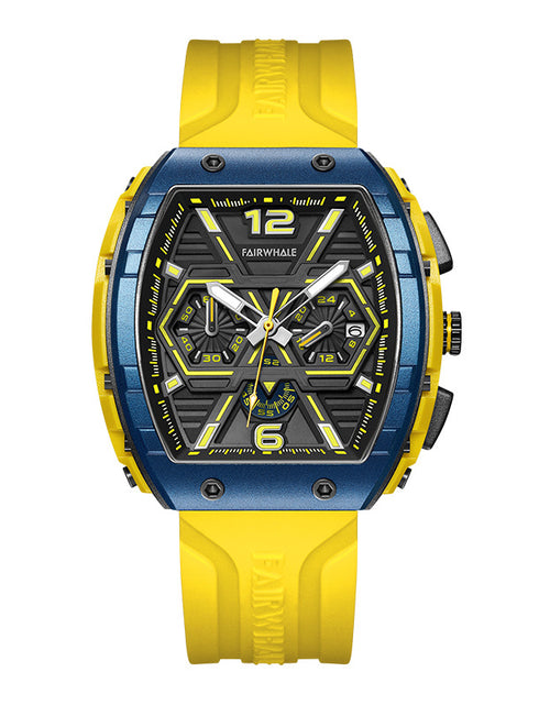 Load image into Gallery viewer, Men&#39;s multi-functional cool three eye shaking sonic explosive casual quartz wristwatch
