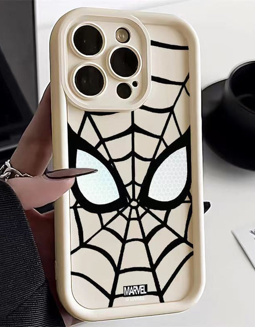 Cargar imagen en el visor de la galería, Spider Man iPhone 14 Promax Matte Silicone Soft Case for Apple Phone Case

