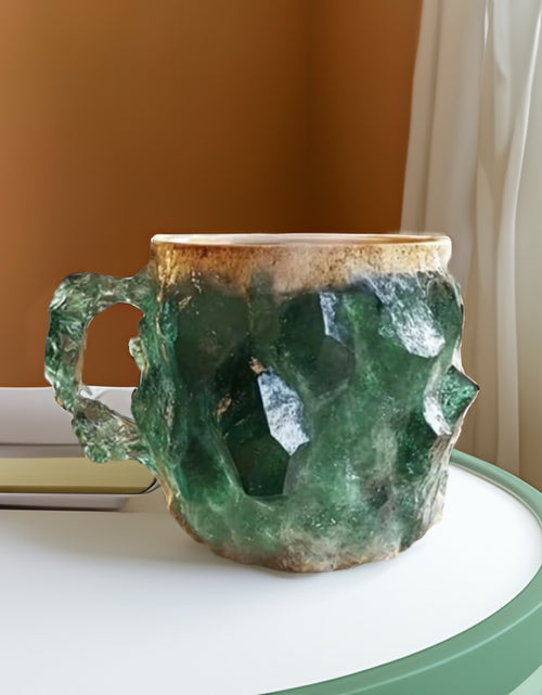 Load image into Gallery viewer, Healing &amp; Spiritual Gifts: New Multi-Color Natural Mineral Crystal Mug. Colorful Crystal Christmas Mug for Coffee, Perfect for Festival.
