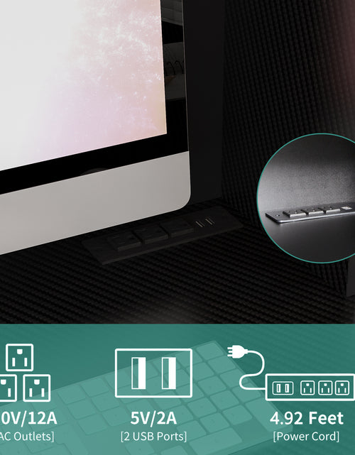 Load image into Gallery viewer, Writing desk with drawer bookshelf and charger, modern L-shaped desk with storage space, corner gaming computer desk
