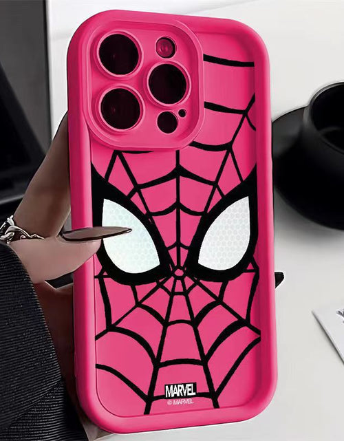 Cargar imagen en el visor de la galería, Spider Man iPhone 14 Promax Matte Silicone Soft Case for Apple Phone Case
