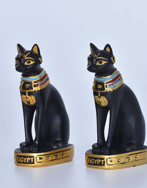 Load image into Gallery viewer, Egyptian Cat God Decorates Home Entrances Crafts Living Room Decorations Gifts Lucky Cats
