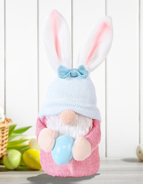Bild in Galerie-Viewer laden, New Easter Decorative Supplies Creative Bunny Hug Egg Doll Ornament Pink Bunny Ears Doll Gift
