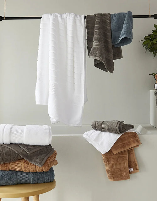 Bild in Galerie-Viewer laden, pure cotton Bath Towel face Towels Egyptian cotton High-end hotel thickened wash towel SPA Towel set Strong water absorption
