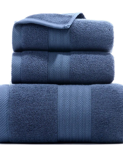 Load image into Gallery viewer, 3PCS/Set Towel Cotton Beach towels Luxury Thickened Bath Towel
