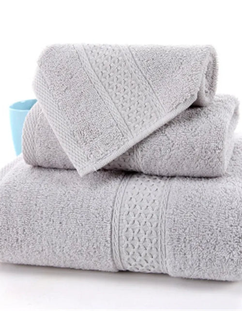 Load image into Gallery viewer, 3pcs Solid 100% Cotton Bath Towels For adults large beach towel bathroom for home Sheets SPA Bathroom Terry towels Free shipping
