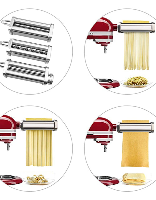 Bild in Galerie-Viewer laden, Für Küchen-Nudelmaschine, Edelstahl-Nudel-Standmixer, Nudelzubehör, Küchenwerkzeug, KitchenAid-Zubehör
