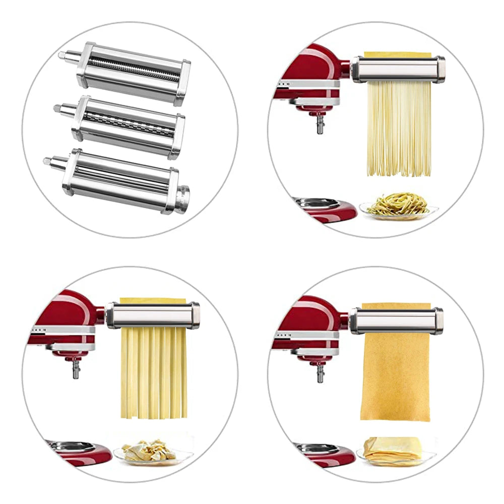 Für Küchen-Nudelmaschine, Edelstahl-Nudel-Standmixer, Nudelzubehör, Küchenwerkzeug, KitchenAid-Zubehör
