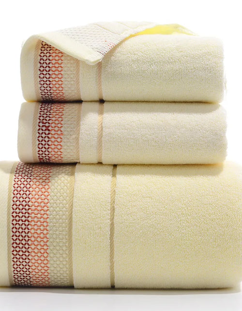 Load image into Gallery viewer, 3PCS/Set Towel Cotton Beach towels Luxury Thickened Bath Towel
