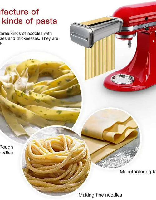 Bild in Galerie-Viewer laden, Für Küchen-Nudelmaschine, Edelstahl-Nudel-Standmixer, Nudelzubehör, Küchenwerkzeug, KitchenAid-Zubehör
