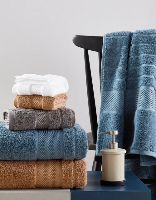 Bild in Galerie-Viewer laden, pure cotton Bath Towel face Towels Egyptian cotton High-end hotel thickened wash towel SPA Towel set Strong water absorption
