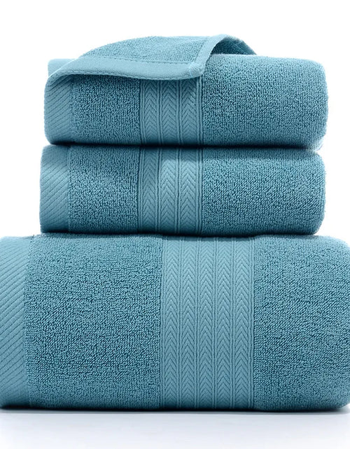 Load image into Gallery viewer, 3PCS/Set Towel Cotton Beach towels Luxury Thickened Bath Towel
